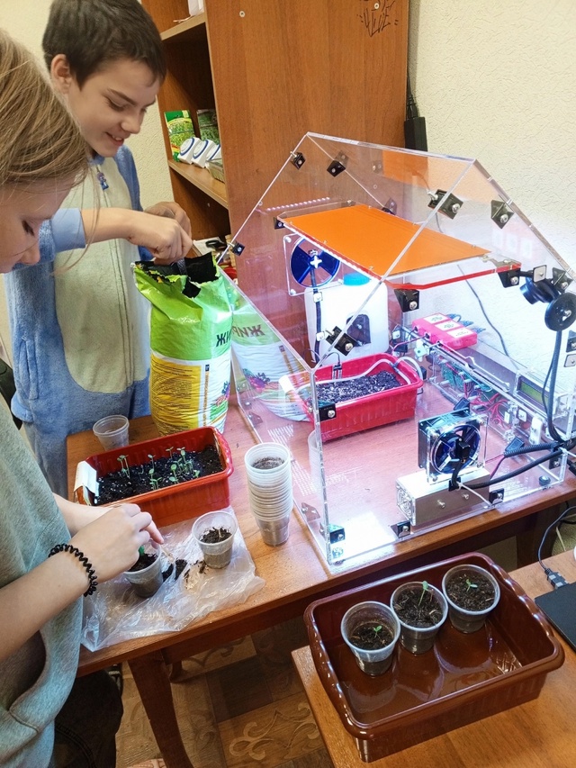 Мы продолжаем нашу работу в агрогруппе "Зелёная академия"! 