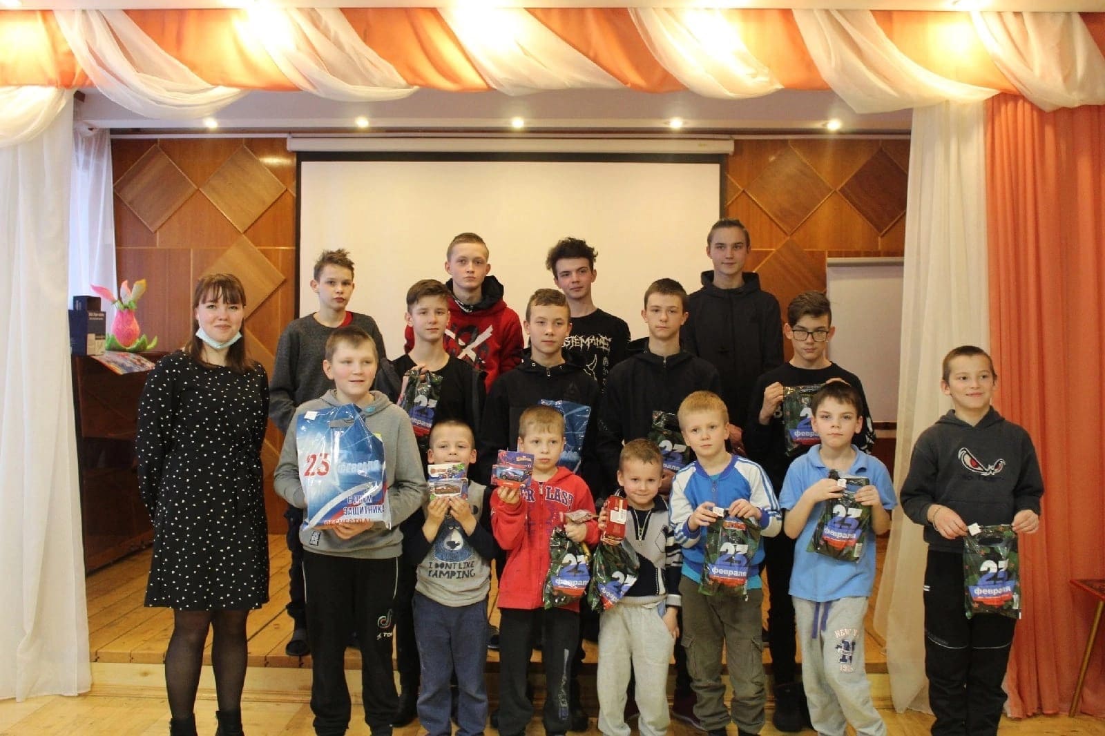 Дружеская встреча с волонтёром в преддверии праздника 23 февраля