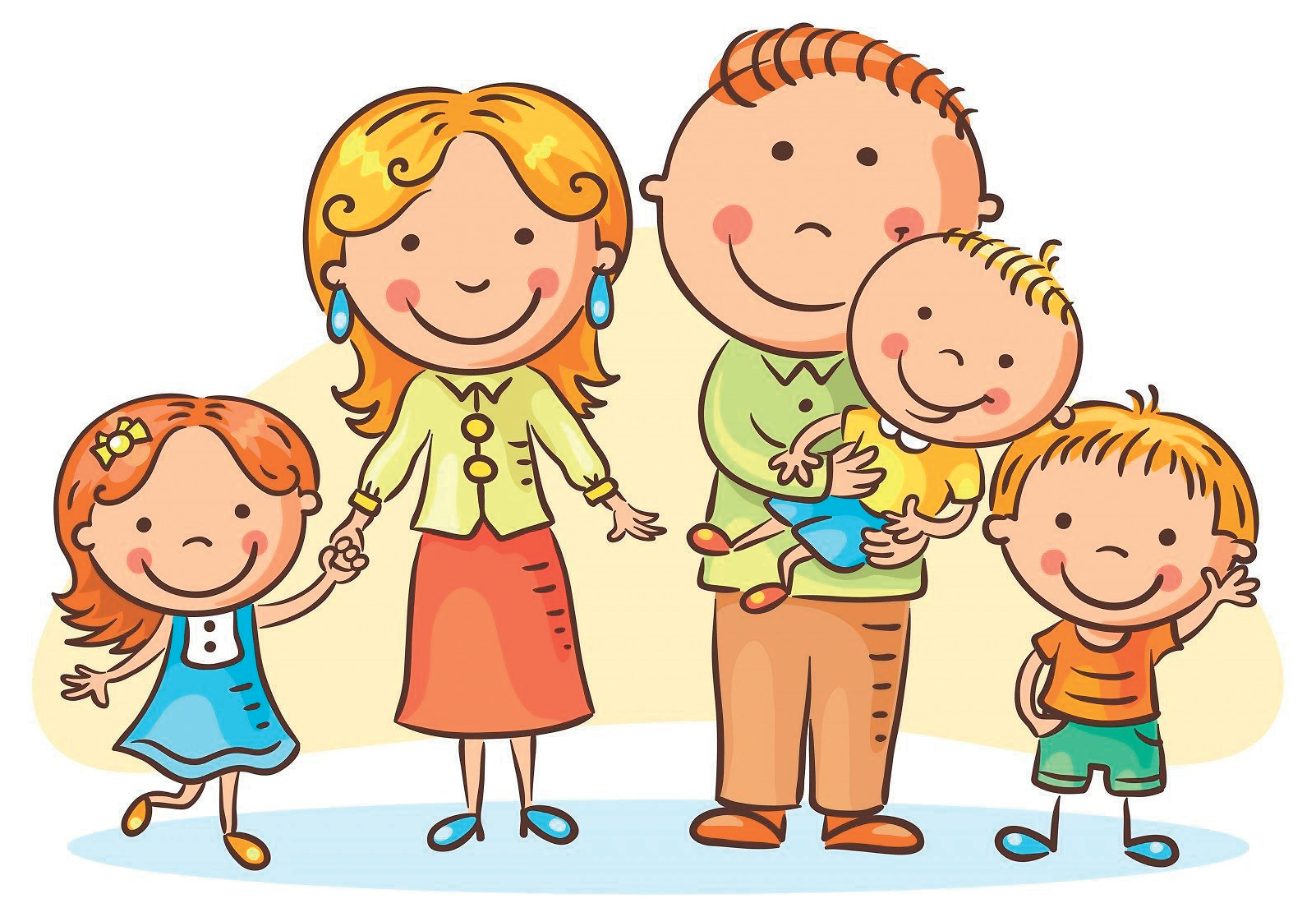 Родина школа семья. Семья иллюстрация. Семья рисунок. Картинка семья для дошкольников. Мультяшная семья с тремя детьми.