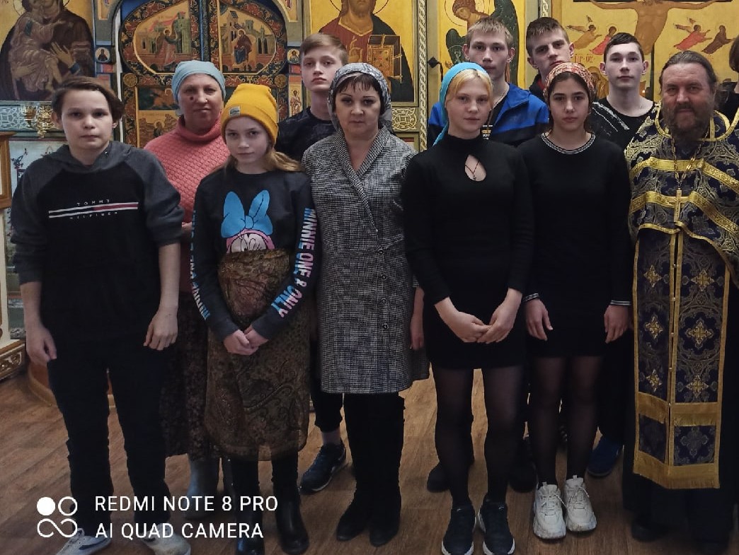 Для воспитанников прошёл обряд Соборования