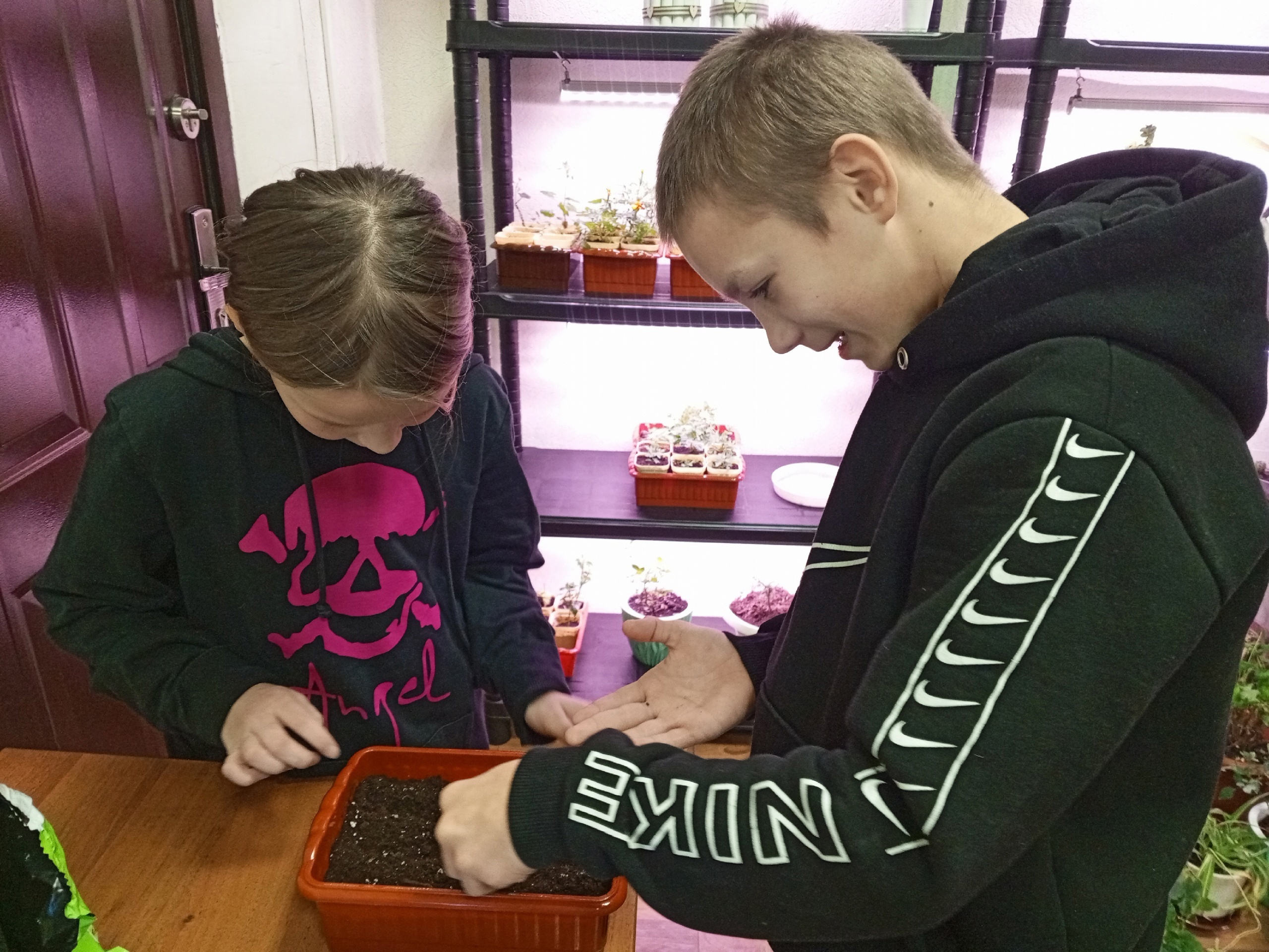 Занятие в агрогруппе